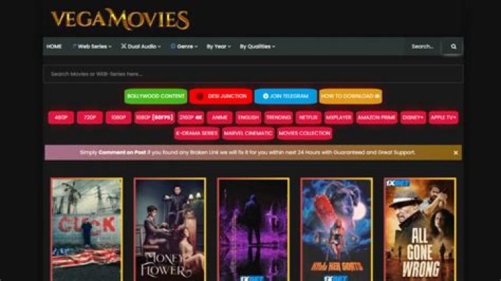 Best Vegamovies HD Sites for Free Movies Online