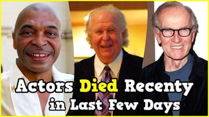 Tragic Loss in Hollywood: Remembering Two Talented Actors Who Died Yesterday